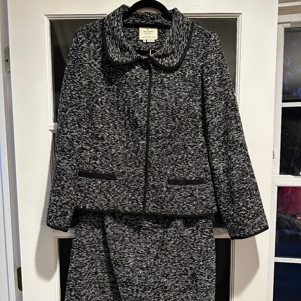 Kate Spade Suite, Black & White, Size 10